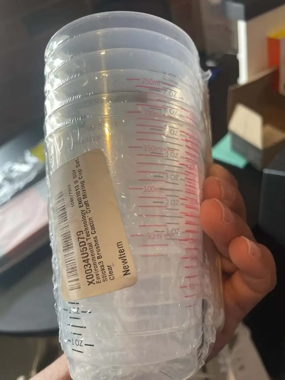 Mixing cup set